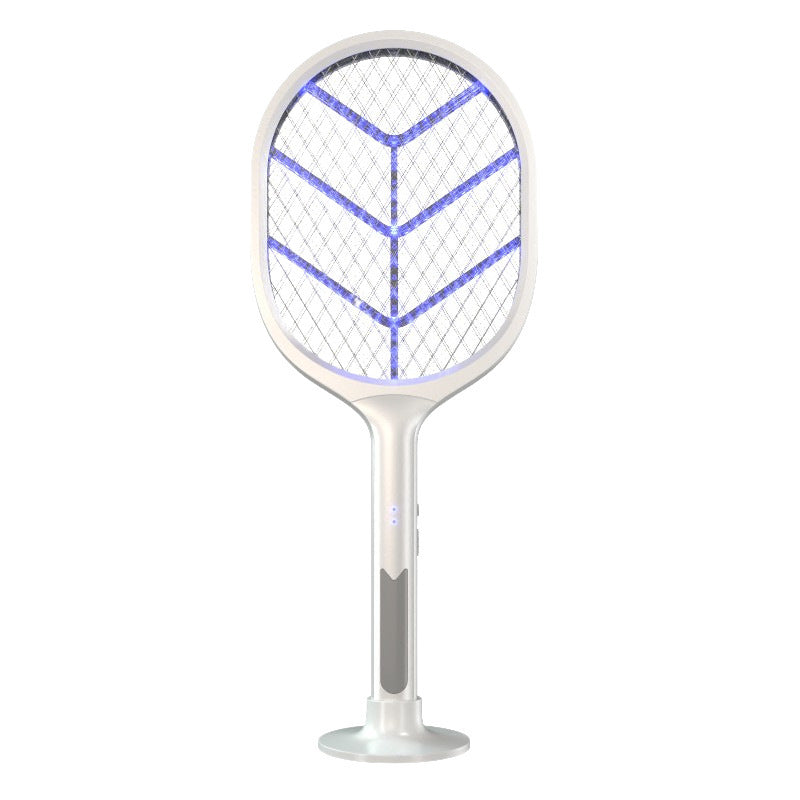 Electric mosquito swatter foldable mosquito killer lamp automatic mosquito trap home rechargeable lithium battery powerful 2-in-1 mosquito swatter fly swatter