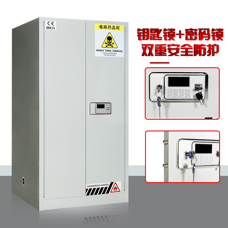 Precursor chemicals cabinet, storage cabinet, combination lock, hazardous chemicals cabinet, poison and hemp medicine cabinet, laboratory poison cabinet