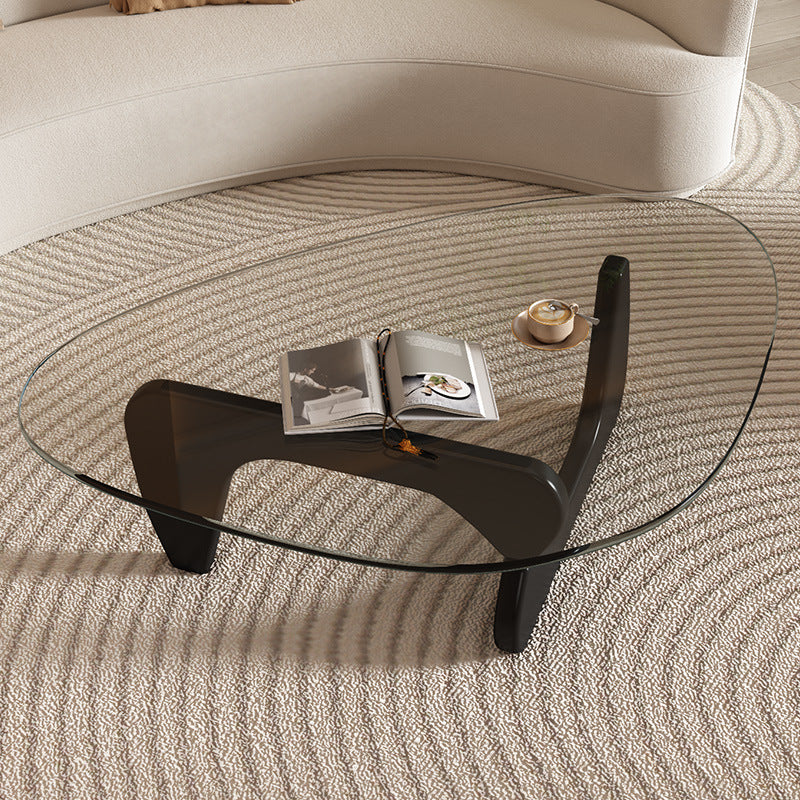 Glass coffee table creative popular coffee table living room for home small apartment modern casualaccessible luxurynormcore small table