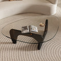 Glass coffee table creative popular coffee table living room for home small apartment modern casualaccessible luxurynormcore small table