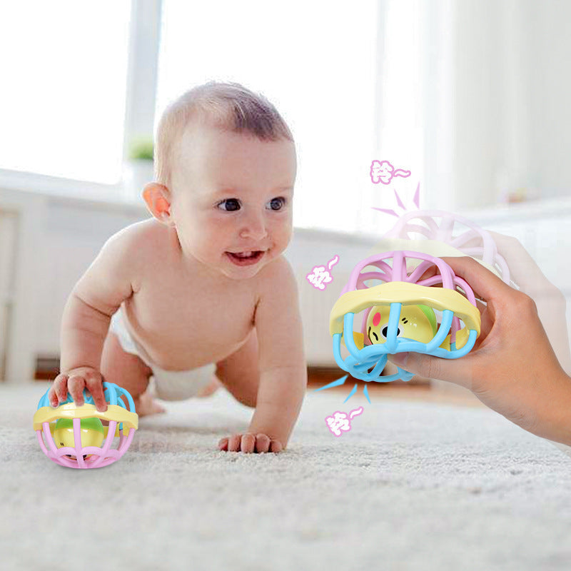 Storage box Baby hand rattle 0-1 years old, newborn baby early education educational toothpaste toys 0-3-6 -12 months