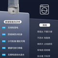 Mini washing machine - household essentials for washing underwear, socks, and small items. portable, cordless, and hands-free for travel and business trips