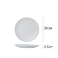 Vintage creative ceramic dinnerware western plate home frosted line ceramic dish hotel restaurant business plate