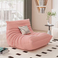 Caterpillar sofa balcony casual chair living room reclining and sleeping cream reclining lazy sofa
