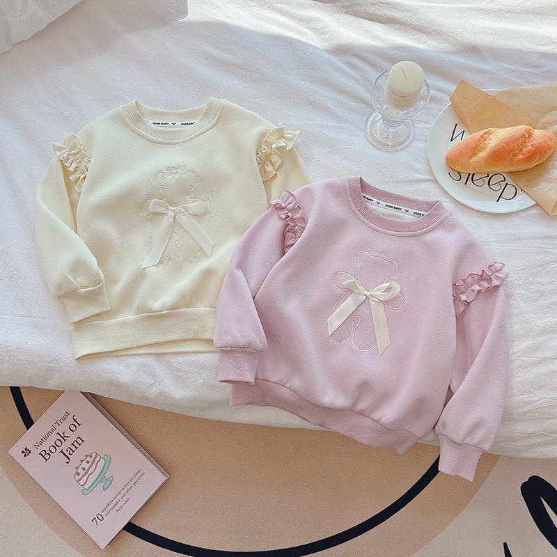 girls' sweatshirt - new autumn collection: stylish princess long-sleeve top for kids, pullover style for toddlers and young children, perfect for spring and autumn