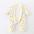 Winter thickened sleeping bag, autumn pure cotton class a, split leg design, extra thick newborn anti-kick quilt, baby and toddler sleeping bag