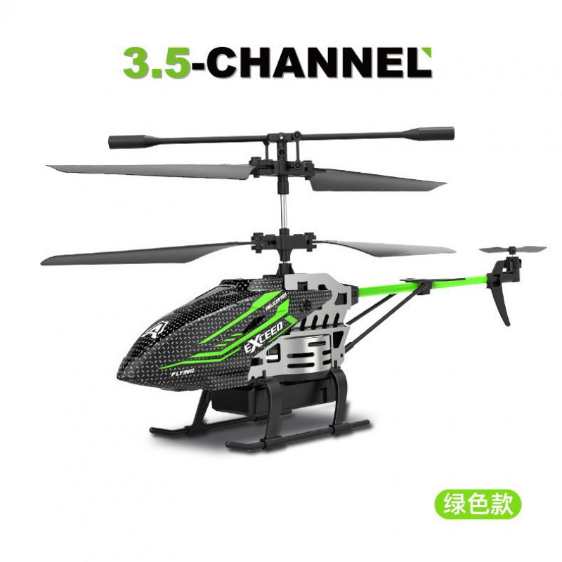 hot-selling remote control aircraft amazon kids-resistant 3.5-way fixed-height helicopter with colorful lights aircraft