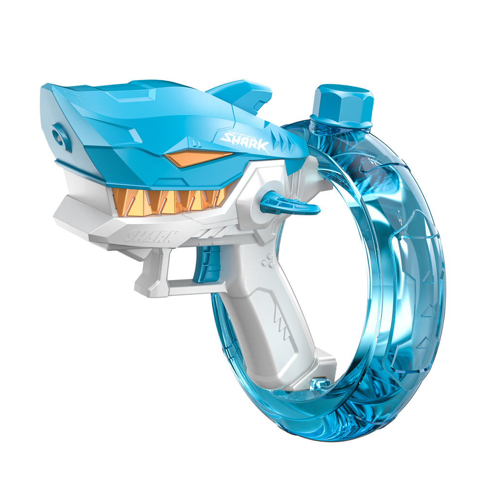 New cross-border shark electric water gun - kids' water toy for summer fun - fully automatic, continuous fire, long-range water gun