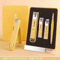 High-end stainless steel nail clippers, manicure tools, anti-splash boxed set - portable home use kit