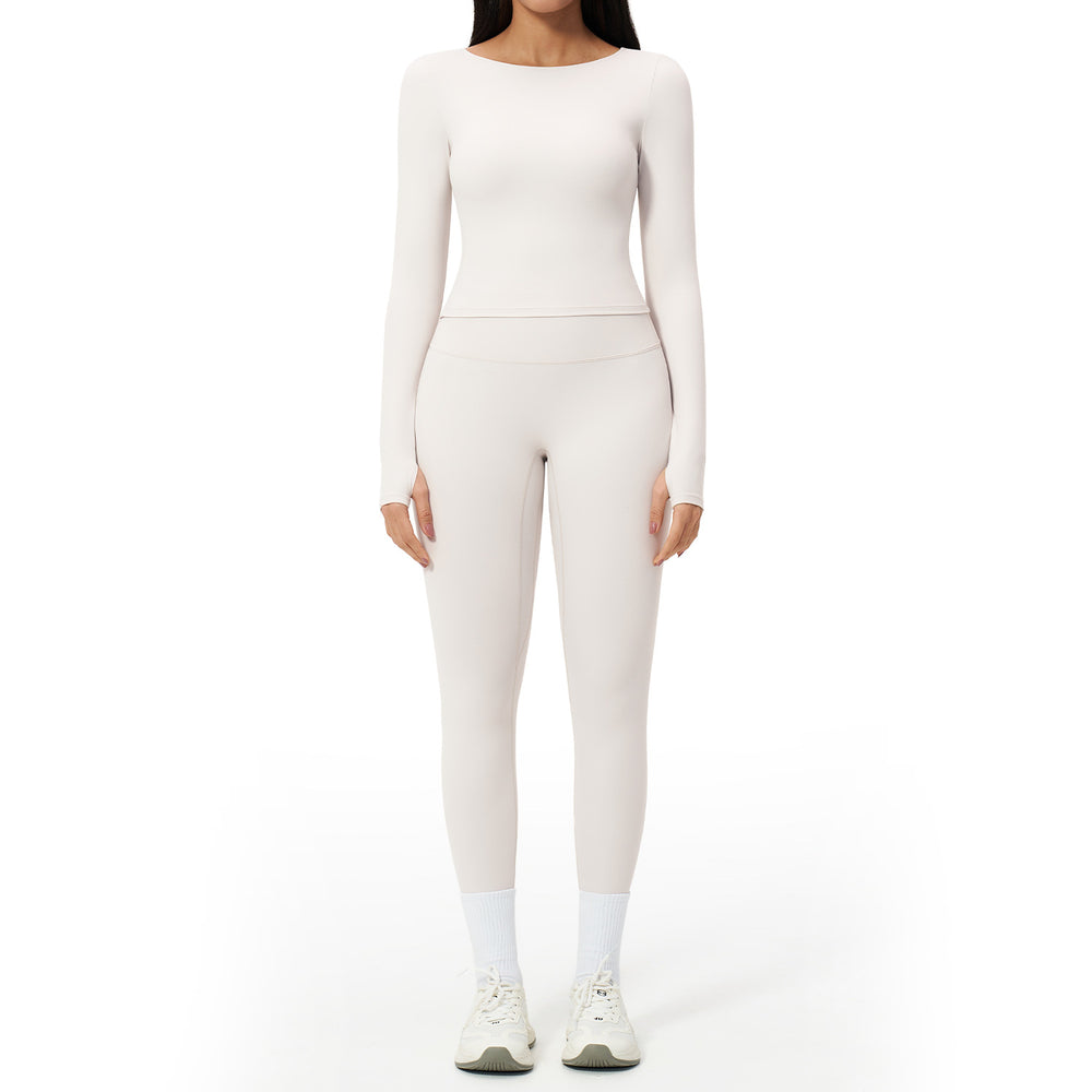 quick-drying yoga clothes suit breathable elastic casual yoga suit seamless running fitness clothes for women 2551