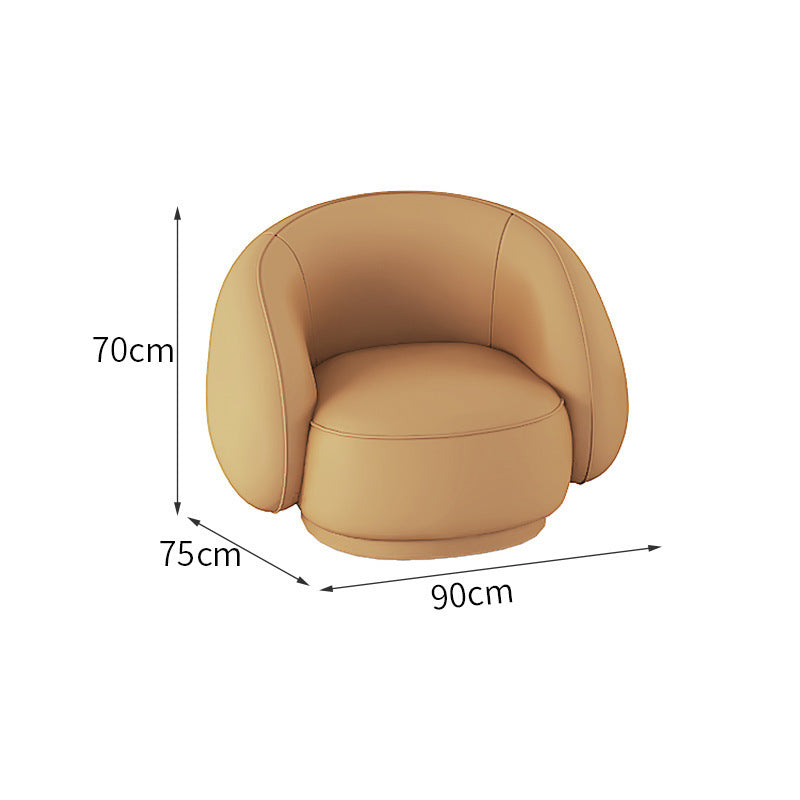 Small apartment living room double sofa, minimalist three-seater straight-row sofa for reception areas and office break rooms, including table and chairs