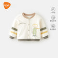 Babibele autumn/winter baby clothes, quilted jacket, lightweight cotton top, newborn warm long-sleeve baseball jacket
