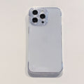 Frameless apple 16 pro max precision cut transparent phone case iphone 11/15 minimalist pc protective cover