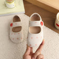 Vancahao girls' leather shoes,  autumn new collection, birkenstock-style fashionable and versatile polka dot shoes, outdoor children's footwear