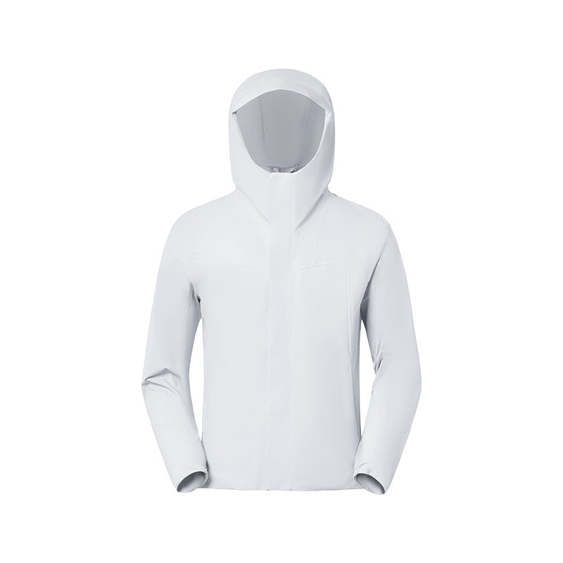 Influencer-approved windproof, waterproof, and stain-resistant hooded jacket with fleece lining - outdoor hiking apparel daw011