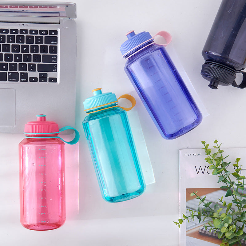 Factory customized portable sports water bottle large capacity plastic space cup outdoor portable plastic water cup pp cup