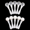 Plastic spoon 10ml measuring spoon facial mask powder spoon laundry powder feed fertilizer pesticide spoon filled with water 10g