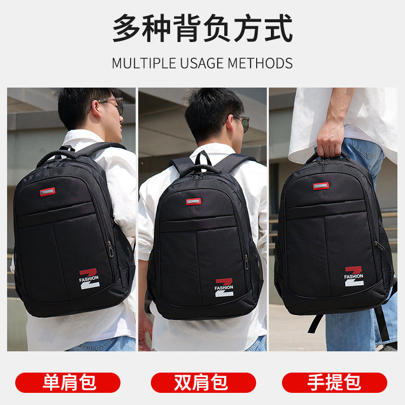 Business Commuter Multi-partition Computer Backpack Simple Fashion Backpack Wholesale School Bag Middle School Student ins High Quality