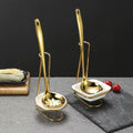 Thickened stainless steel buffet spoon rest - commercial grade support for hotels & restaurants - ready to ship wholesale