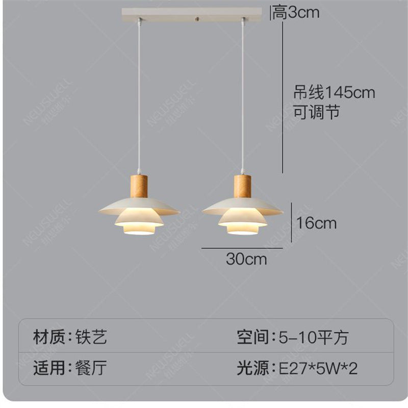 Nordic restaurant chandelier danish designer ph5 flying saucer log dining room medieval cream japanese styleretro dining table