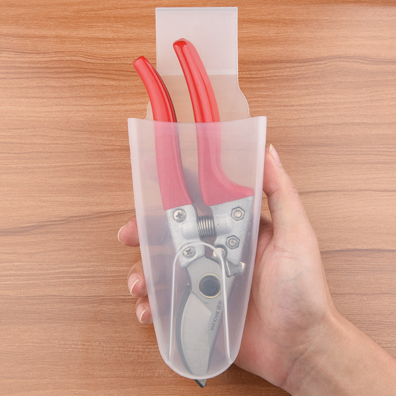 Garden scissors pruning shears neutral waist box portable hanging box transparent plastic 8inch storage box