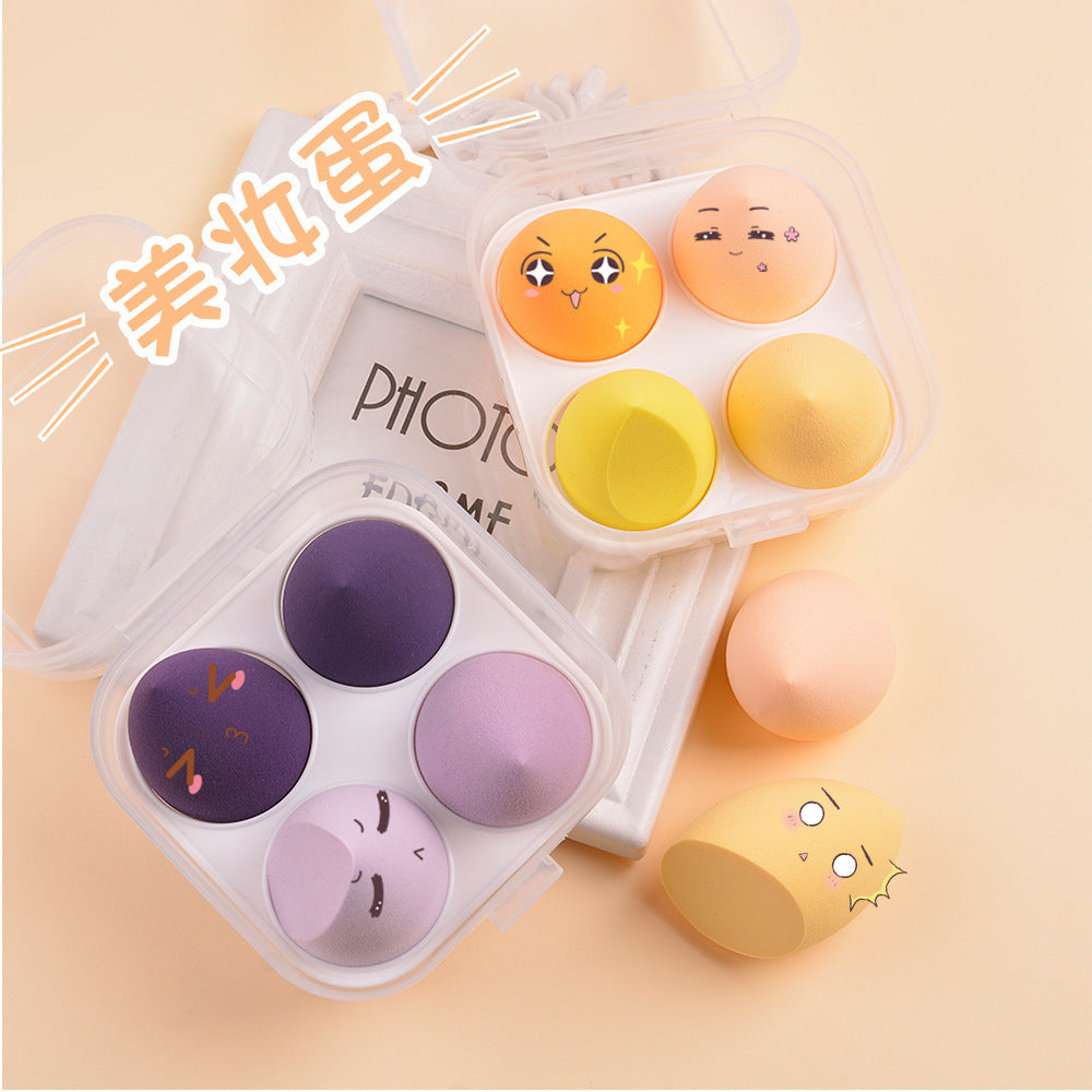 New beauty blender does not eat rice noodles wet dual-purpose super soft sponge face wash puff bulk makeup egg puff box spot