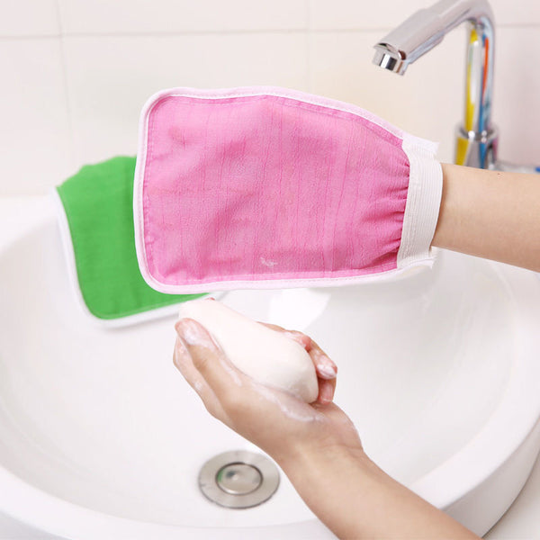 Cross-border mud rubbing gloves Double-sided thickness Thickened bath ball rubbing bath gloves rubbing bath towels Strong rubbing bath, bathing device