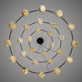 All-copper natural marble living room chandelier - minimalist bedroom, dining room, showroom designer light - light luxury - eu ce certified
