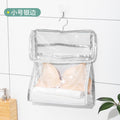 Bathroom clothes storage handy gadget bath clothes waterproof bedroom dormitory storage hanging bag fabric wall hanging storage bag