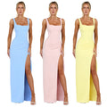 C7758 cross-border    new women's slim-fit camisole dress for banquets and parties