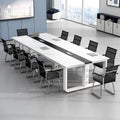 Conference table long table minimalist modern office desk and chair set meeting room bench table and chairs training table