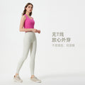 New high-waisted seamless yoga pants for women - slimming, shaping, ruched peach lift, workout & fitness cropped leggings d25043
