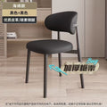 Dining chair training chair backrest stool accessible luxuryclassy rental room dining room italian iron casual training chair no
