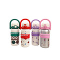 High-style insulated water bottle for girls, large-capacity kids' water cup, 316 stainless steel tumbler, convenient portable water bottle for students