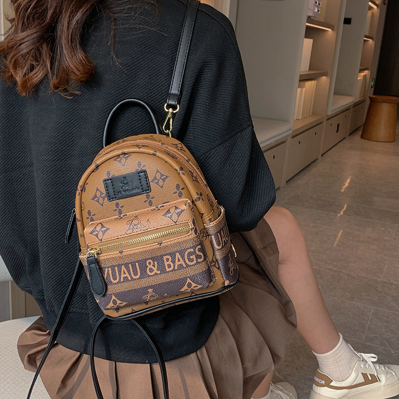 Women's backpack 2025 new casual versatile shopping minimalist work commute small backpack breathable lightweight