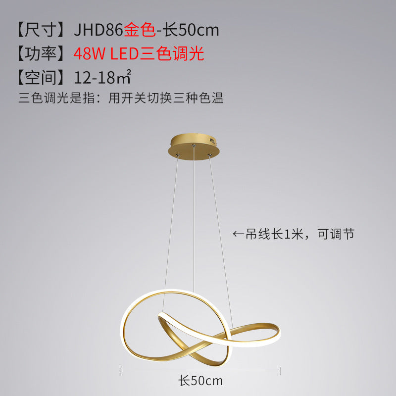 2025 genuine chandelier modern simple fashion lamp Zhongshan lighting new restaurant dining table bar net bedroom chandelier