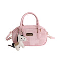 New korean style bowling bag for women - spring's hottest, high-value shoulder bag, handbag, trendy & versatile commuter crossbody bag