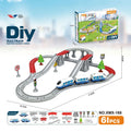 new arrivalassemble electric rail car kids city train train subway parking lot scene toys wholesale