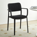 Scandinaviancasual soft-packed fabric dining chair back chair desk computer stool for home modern casual stackable chair