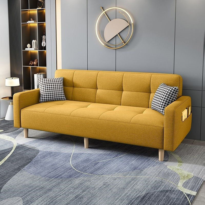 Folding sofa bed - new  model for small living rooms, apartments, and rental properties - 2-in-1 design