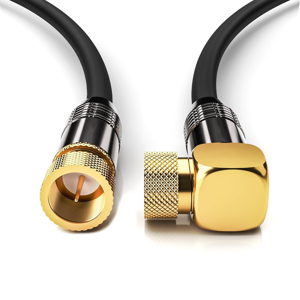 High quality cable digital TV high definition set top box TV signal cable double head inch thread F head