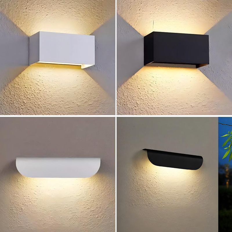 Outdoor waterproof wall lamp - modern minimalist style for bedroom bedside, hallway, outdoor villa courtyard - waterproof, hardwired wall sconce