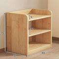 Solid wood bookshelf living room simple floor bookcase student storage rack children's home multi-layer bedroom storage cabinet