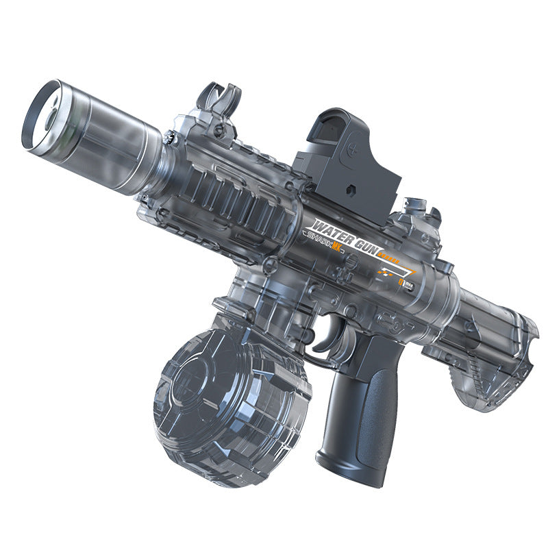 m416 electric burst water gun large capacity linkage reloading flash cool light outdoor toys for boys