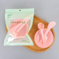 Zhiwei beauty salon mask mixing kit - 3-piece set: mask bowl, mixing spatula, measuring spoon, and plastic bowl