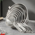 304 stainless steel long-handled funnel - household oil drainer, filter, wine pourer, coffee & soy milk residue cone - fine mesh filter