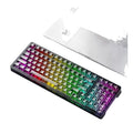 Sangee sg99 black transparent custom mechanical keyboard - gasket mount, wireless tri-mode, crystal keycaps, gaming edition