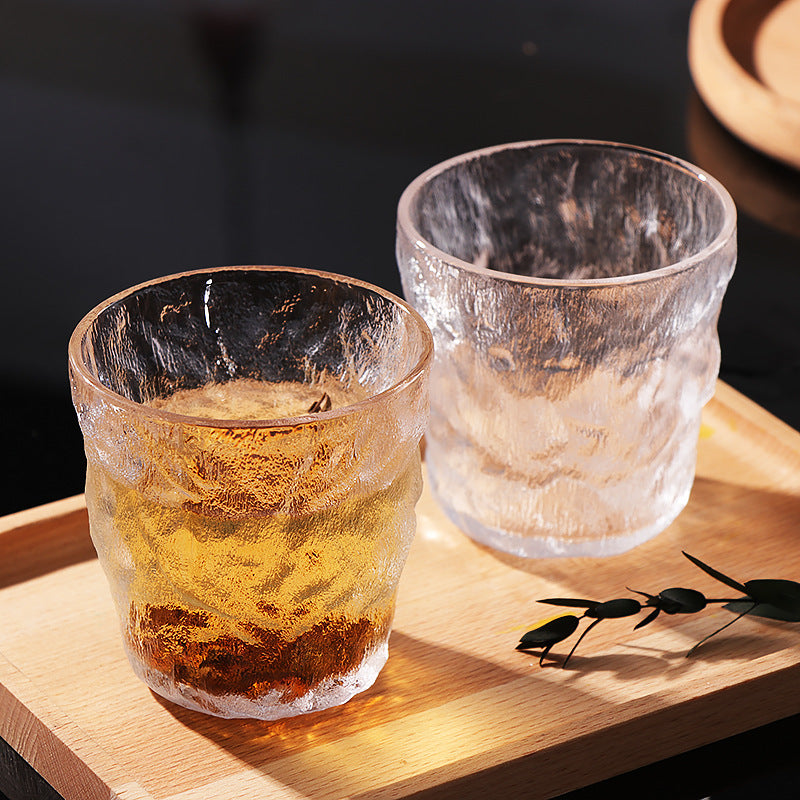 Japanese-style glacier glass cup - home use, high-value, instagram-worthy, girly, premium, niche beer glass