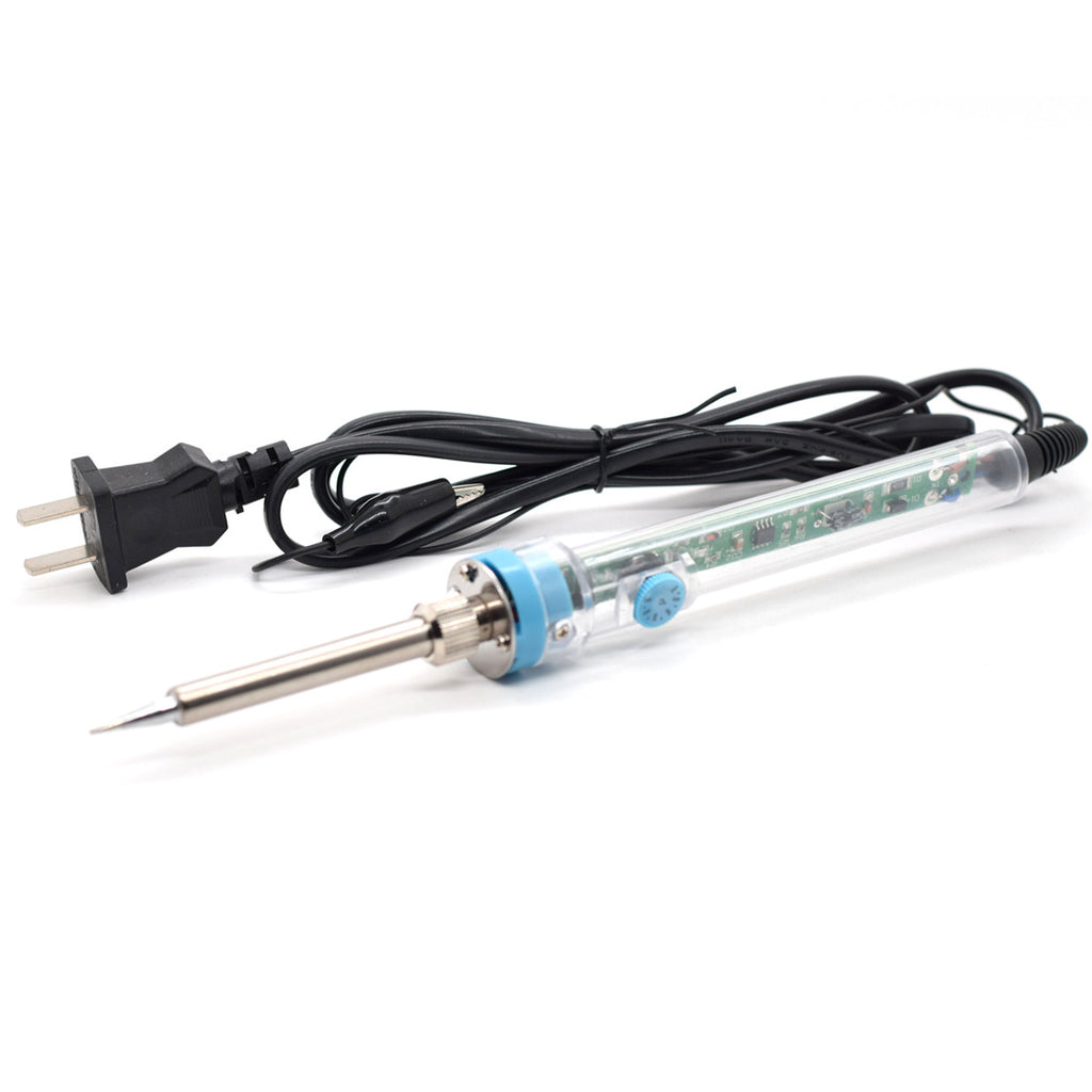 907 temperature regulation electric soldering iron constant temperature internal heating adjustable welding tool 60W constant temperature soldering iron electric welding