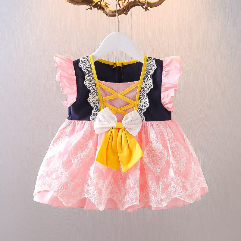 Girls' spring/summer new lolita dress - children's tutu dress, formal dress, snow white dress